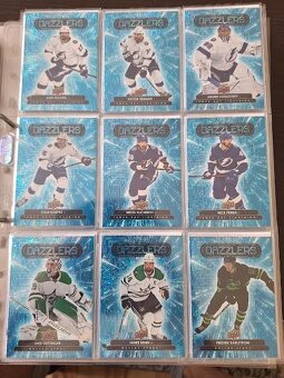 Hokejové kartičky insert dazzlers blue 2022/23 - 2