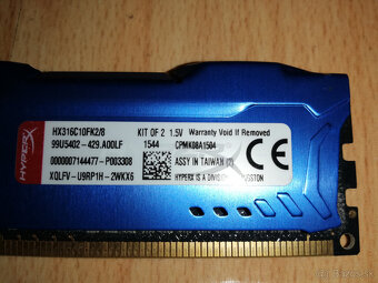 Kingston HyperX Fury 8GB DDR3 CL10 1600MHz 1.5V - 2