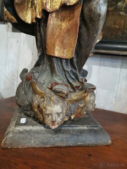 Baroková drevorezba Mária Immaculata na predaj - 2