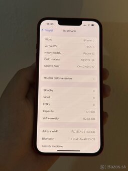 Predám iPhone 13 128GB Červený Stav 8/10 používaný - 2