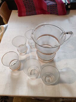 retro krčah so sadou 6-tich pohárov - 2