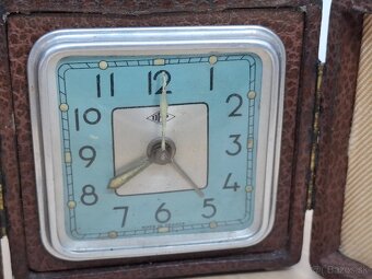 Predám funkčný Francúzky cestovný budík DEP= Výdrž, Eleganci - 2