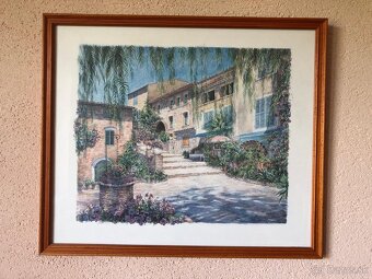 Sada 4 ks Provence obrázkov - 2