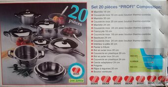 5⭐⭐⭐⭐⭐20 - dielná súprava hrncov zn. BEKA profi set - 2