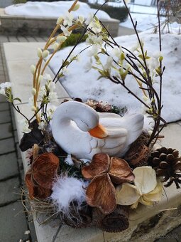 Prírodná dekorácia húska - 2