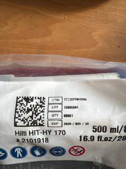 HILTI chemická kotva - 2