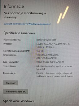 Predám kancelársky All-in-One HP PC - 2