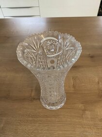 Séria kryštálovej vázy a misy - 2