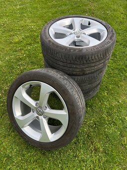 Letná sada R17 5x112, CONTINENTAL 225/45 R17 3,6mm - 2