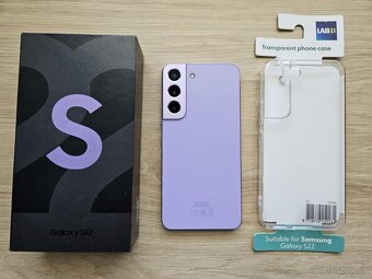 Samsung Galaxy S22 5G 8GB/128GB,fialov, ako novy,zaruka,kryt - 2