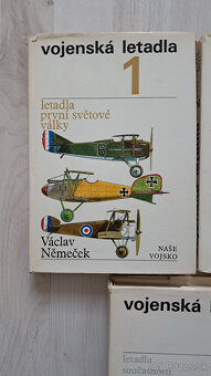 Predam celu seriu knih Vojenske letadla 1(1977) az 5(1985), - 2
