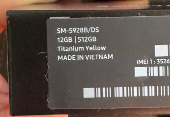 Samsung Galaxy S24 Ultra 5G 512GB yellow ako nový - 2