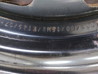 4x108R15 disky FORD FIESTA-195/60R15 zimne pneu+senzory - 2