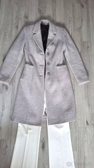 Teplý vlnený kabát slovens.značky Dara fashion v. 34 - 36 - 2