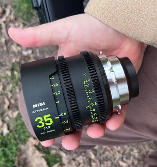 Nisi Athena objektívy 25mm 35mm 50mm 85mm T1.9 PL mount - 2