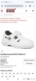 Pracovná obuv White Omega 01 - 2