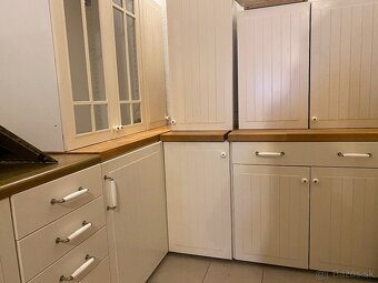 Kuchynská linka Ikea biela rustikálna - 2