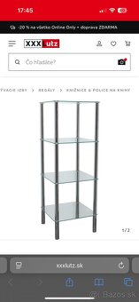 Predám sklenený regál - 2