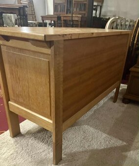 Komoda, masív, šufliky, 75x120x50 cm - 2