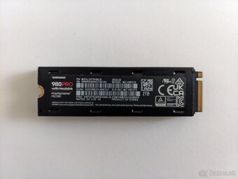 Samsung 980 PRO 2TB Heatsink, M.2 2280, NVMe - 2