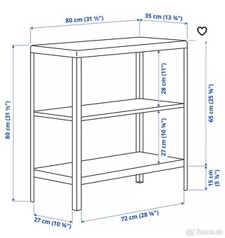Kovový regál Kolbjörn Ikea - 2