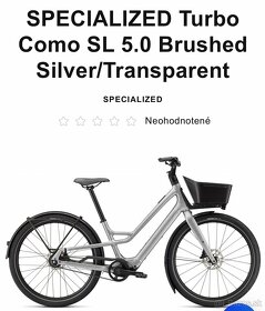 Predam mestský bicykel Specialized turbo como Sl 5.0 - 2