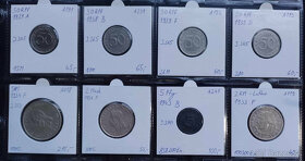 mince 3. risa - Vzacnejsie a zriedkave rocniky a mincovne - 2