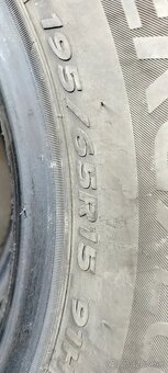 Predám 2 letné pneumatiky 195/65 R15 91H Hankook Kinergy Eco - 2