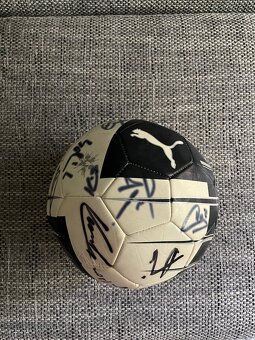 Futbalová lopta Puma s podpismi SVK repre ME 2016 - 2