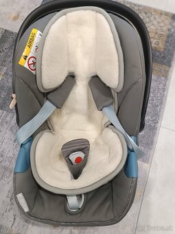Cybex Aton M + základňa+ Merino Vlnienka - 2