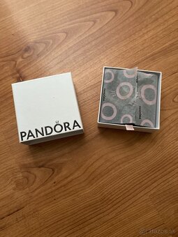 ♥ Pandora strieborná retiazka s písmenom A ♥ - 2