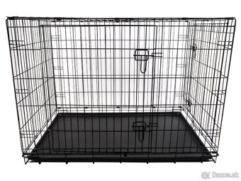 Klietka pre psa XL 107x71x78 cm + misky - 2