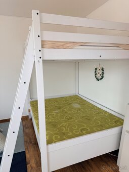 Poschodová posteľ 207x145 cm - 2