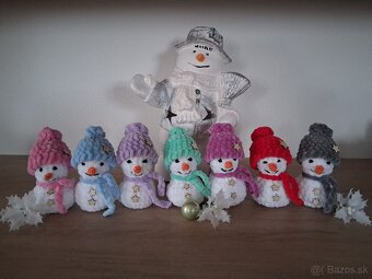 Háčkovaný snehuliačik - 2
