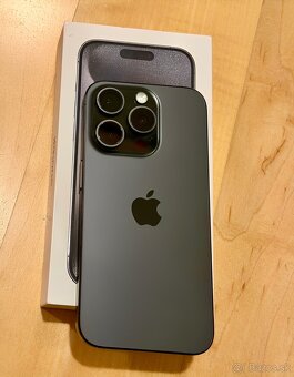 iPhone 15 Pro Černý Titan BATERIE 100% TOP - 2