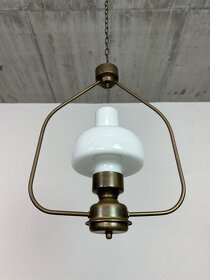 Závesná mosadzná elektrická lampa - 2