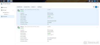 Synology DS218play + 2x 4TB disky - 2
