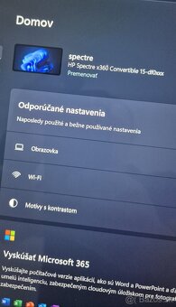 Predam:: HP Spectre x360 15" i7 4K UHD GTX top stav - 2