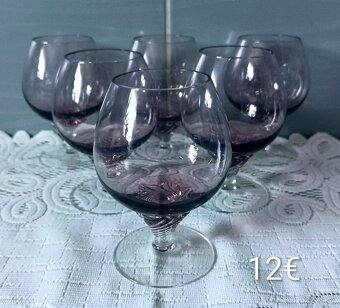 Poháre sklo - mix - 2