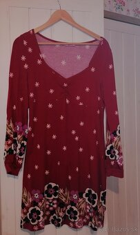 Červené bavlnene saty - 2