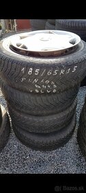 185 65 R15  roztec 4x114.3 zimne s diskom - 2