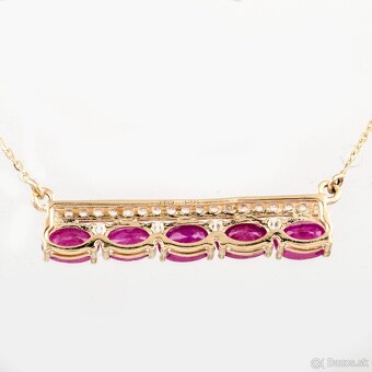 Zlatý náhrdelník s Rubínmi 2 - 2