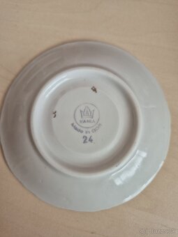 Porcelánový tanierik a šálka - 2
