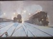 Obraz - Parné vlaky v stanici v zime - 2