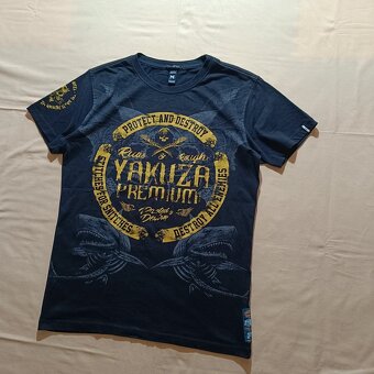 Yakuza premium YPS čierne tričko s potlačou M - 2