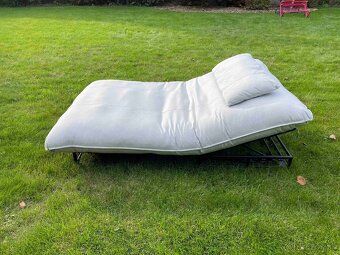 Luxusné záhradné polohovateľné lehátko/posteľ EMMA - 2