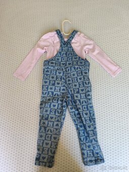 Dievčenské rifle na traky+tričko - 2