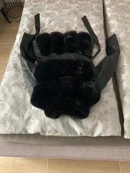 Dámska bunda s kožušinou - 2