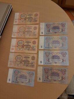 Staré bankovky. - 2