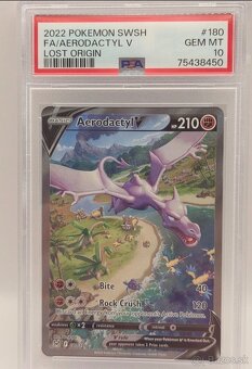 POKEMON LOST ORIGIN AERODACTYL PSA 10 - 2